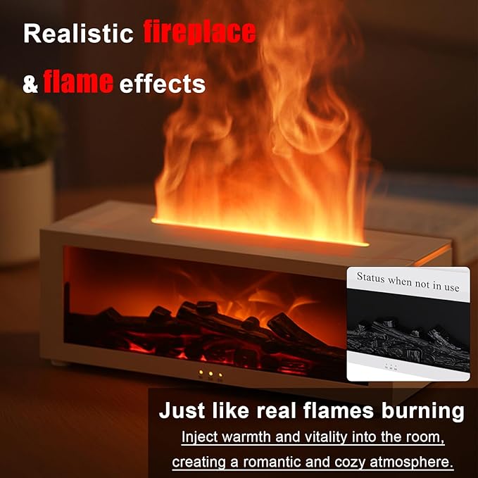 Flame Fireplace Aroma Diffuser - zyracollection.store