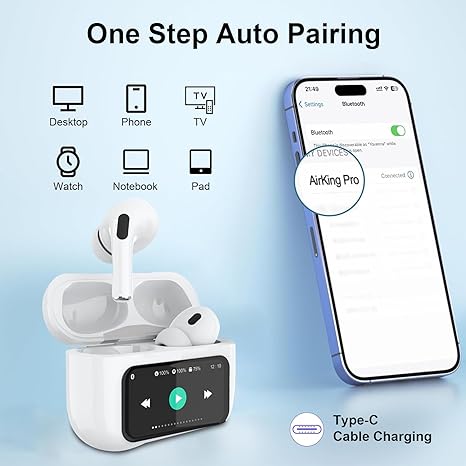 Airpods Pro With Touch Display Screen - zyracollection.store