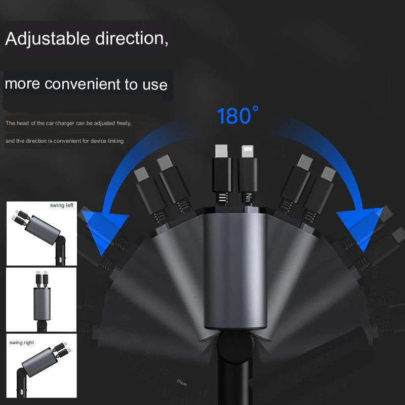 4 in 1 Retractable Charger - zyracollection.store