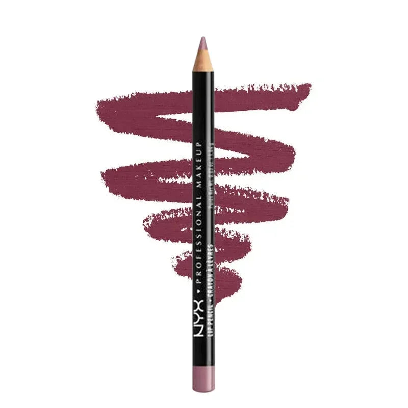 Slim Lip Pencil Long-Lasting Creamy Lip Liner Waterproof Plumping lip Stain Natural Nude Brown Lip Liner Professional Makeup - zyracollection.store