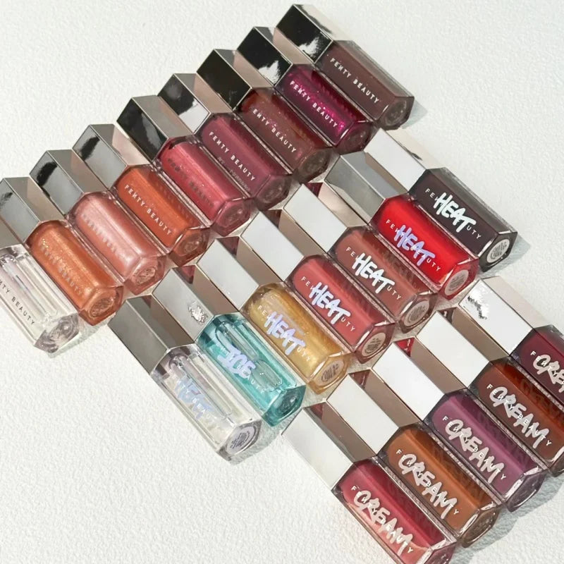 Fenty Beauty Gloss Bomb Lip Glaze Multi-color Moisten Shine Glitter Lip Plumper Makeup Beginner Liquid Lipstick Makeup Cosmetics - zyracollection.store