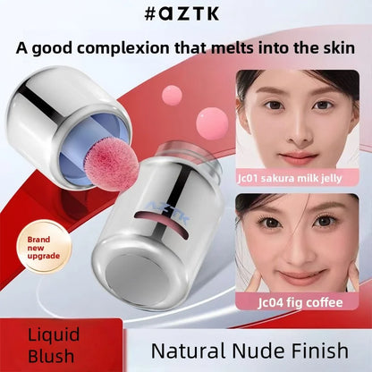 AZTK Liquid Blush Highlighter Contour Stick - Creamy Matte Natural Flush,Face Sculpting & Lifting Effect,Long Lasting Cheek Tint - zyracollection.store