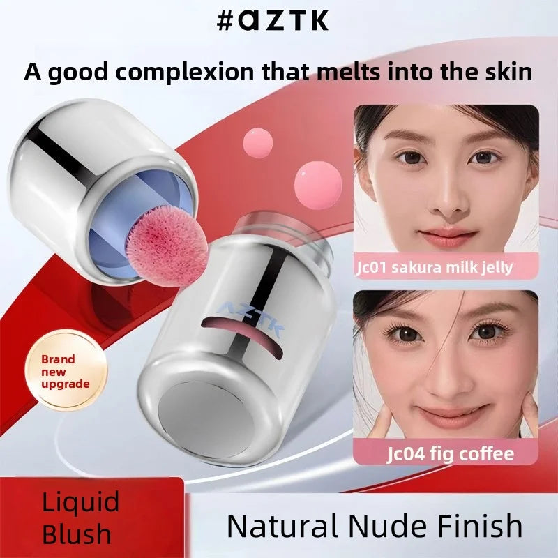 AZTK Liquid Blush Highlighter Contour Stick - Creamy Matte Natural Flush,Face Sculpting & Lifting Effect,Long Lasting Cheek Tint - zyracollection.store