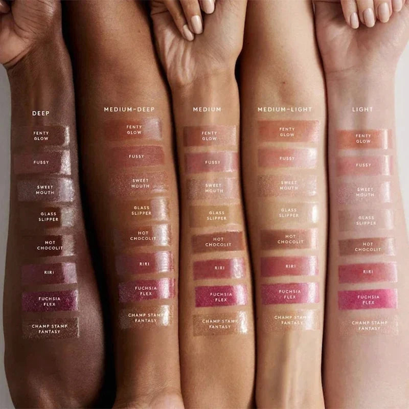 Fenty Beauty Gloss Bomb Lip Glaze Multi-color Moisten Shine Glitter Lip Plumper Makeup Beginner Liquid Lipstick Makeup Cosmetics - zyracollection.store