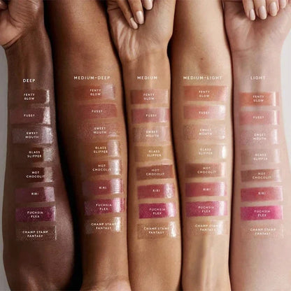 Fenty Beauty Gloss Bomb Lip Glaze Multi-color Moisten Shine Glitter Lip Plumper Makeup Beginner Liquid Lipstick Makeup Cosmetics - zyracollection.store