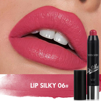 Matte Lipstick Pencil Waterproof Long Lasting Non-Stick Cup Lip Stain Tint Cosmetic Nude Lipstick Pen Makeup Maquillage - zyracollection.store