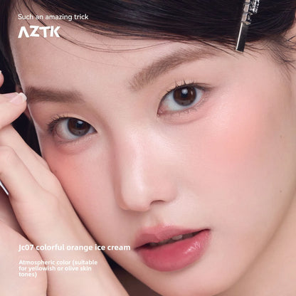 AZTK Liquid Blush Highlighter Contour Stick - Creamy Matte Natural Flush,Face Sculpting & Lifting Effect,Long Lasting Cheek Tint - zyracollection.store