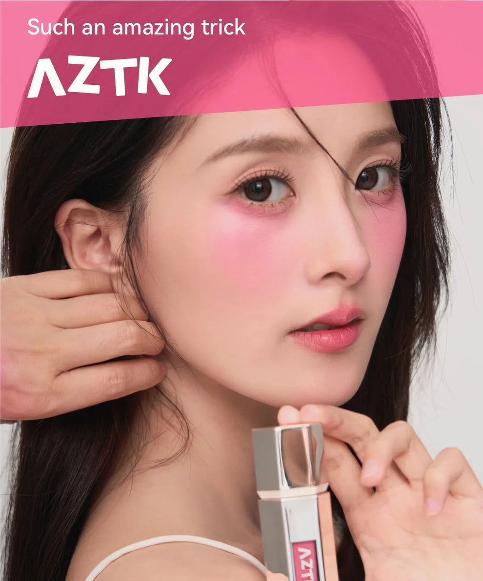AZTK Liquid Blush Highlighter Contour Stick - Creamy Matte Natural Flush,Face Sculpting & Lifting Effect,Long Lasting Cheek Tint - zyracollection.store