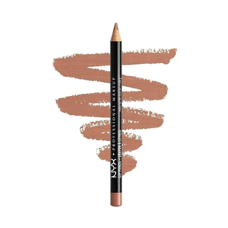 Slim Lip Pencil Long-Lasting Creamy Lip Liner Waterproof Plumping lip Stain Natural Nude Brown Lip Liner Professional Makeup - zyracollection.store