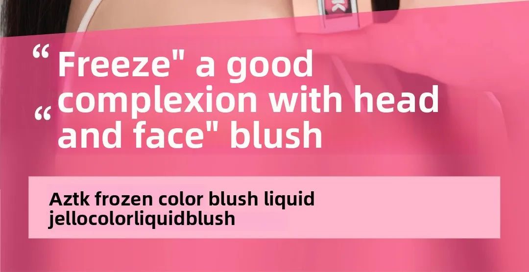 AZTK Liquid Blush Highlighter Contour Stick - Creamy Matte Natural Flush,Face Sculpting & Lifting Effect,Long Lasting Cheek Tint - zyracollection.store