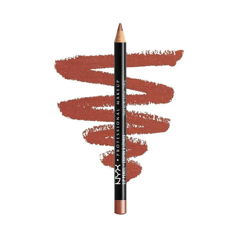 Slim Lip Pencil Long-Lasting Creamy Lip Liner Waterproof Plumping lip Stain Natural Nude Brown Lip Liner Professional Makeup - zyracollection.store