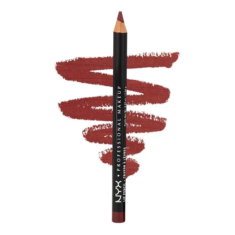 Slim Lip Pencil Long-Lasting Creamy Lip Liner Waterproof Plumping lip Stain Natural Nude Brown Lip Liner Professional Makeup - zyracollection.store